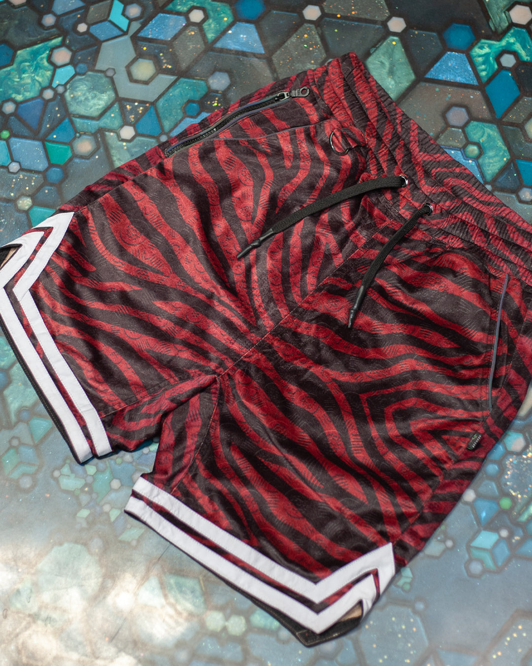 Boxing Short White Mountains Men / Velvet Fawn - REDSHERKANKS